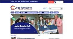 Desktop Screenshot of cope-foundation.ie
